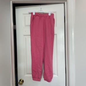 Zara pink sweatpants